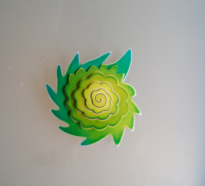 light green brooch by Sylvia Blickman