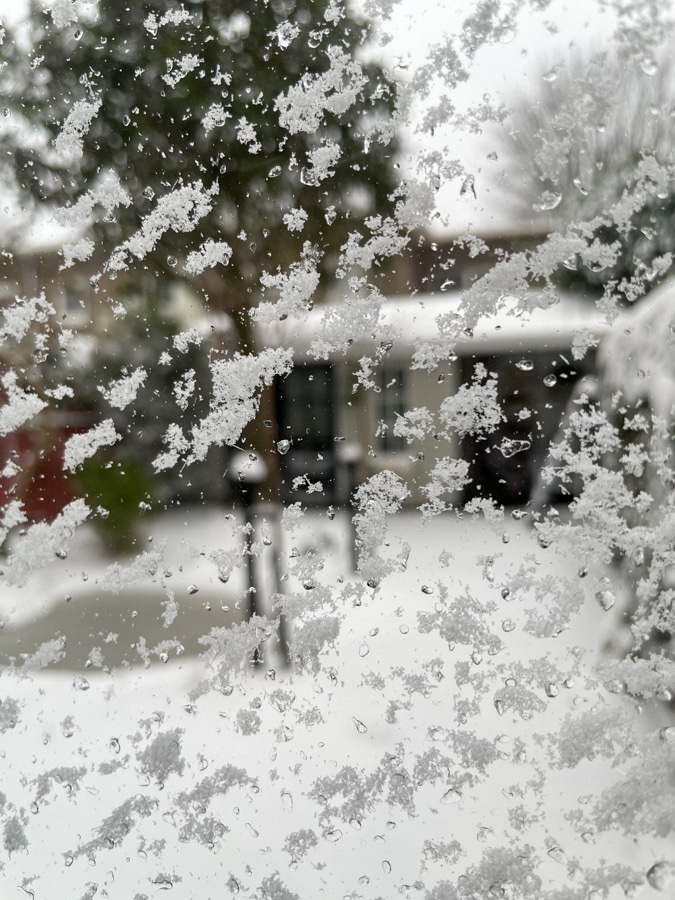 Snow in the Netherlands