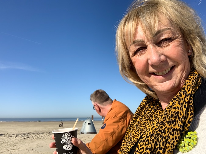 a morning at the beach