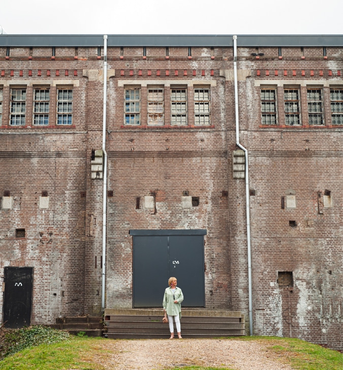 Oversized pastel green shirt