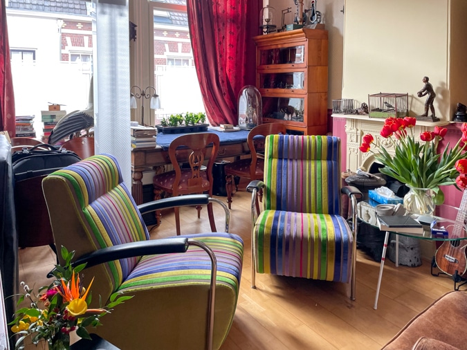 Upstairs emergency living room