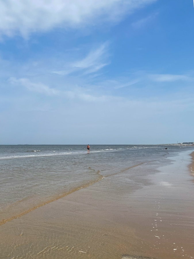 IJmuiden beach on Thursday morning