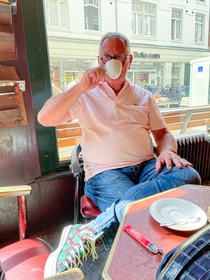 Ron in Café Krom Amsterdam