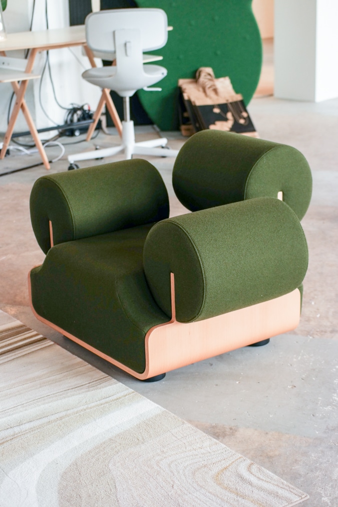 Green chair Piet-Hein Eek