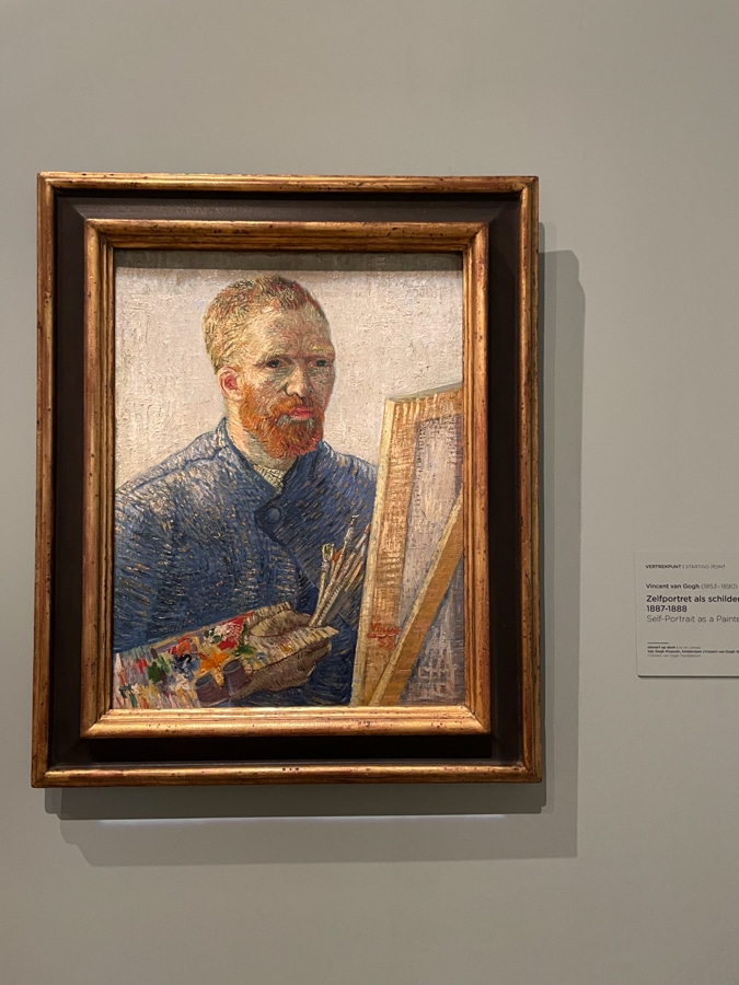 Self-portrait Van Gogh Museum Amsterdam