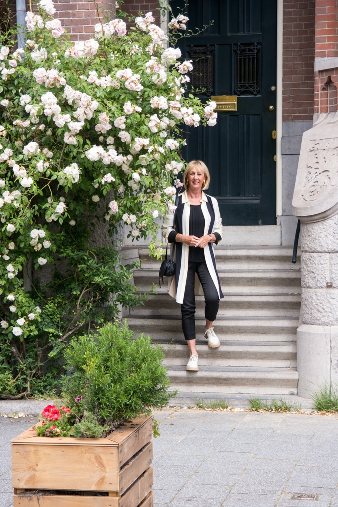 Wearing a dress as a jacket