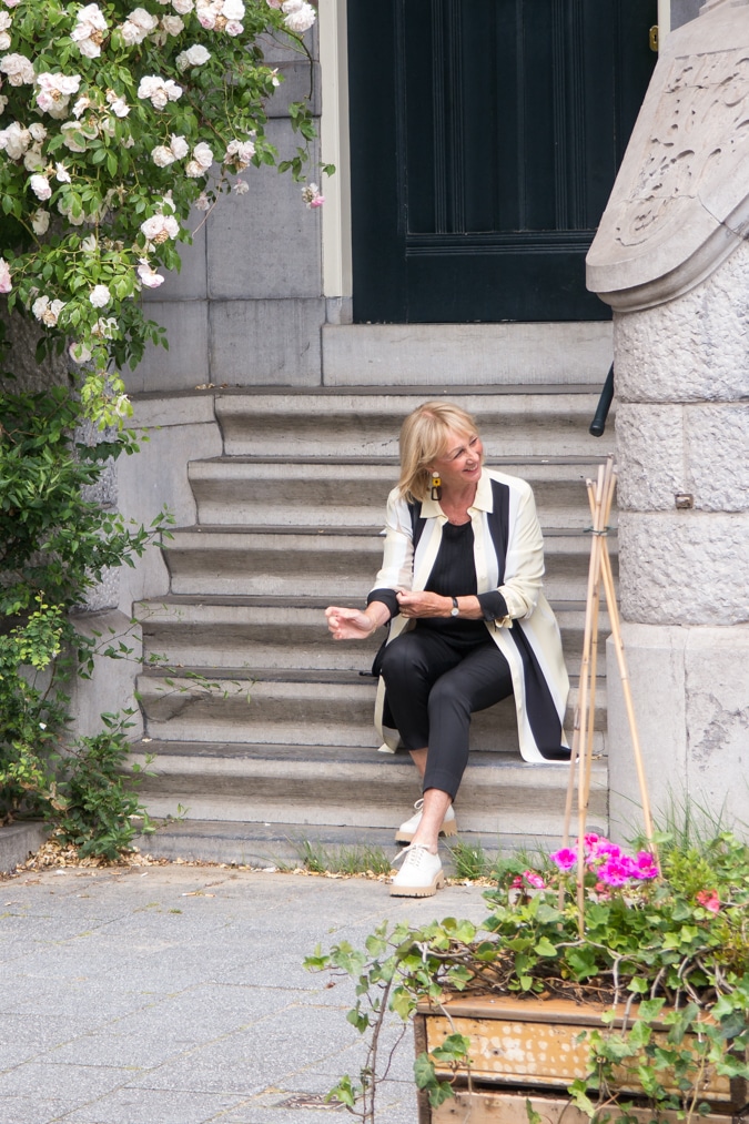 Wearing a dress as a jacket