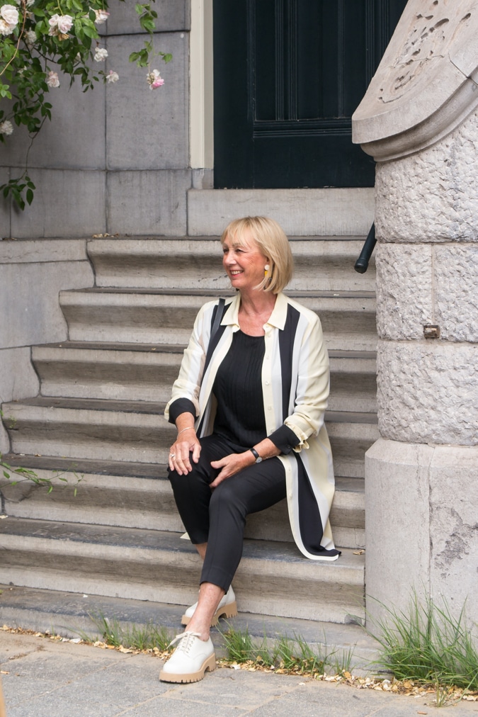 Wearing a dress as a jacket