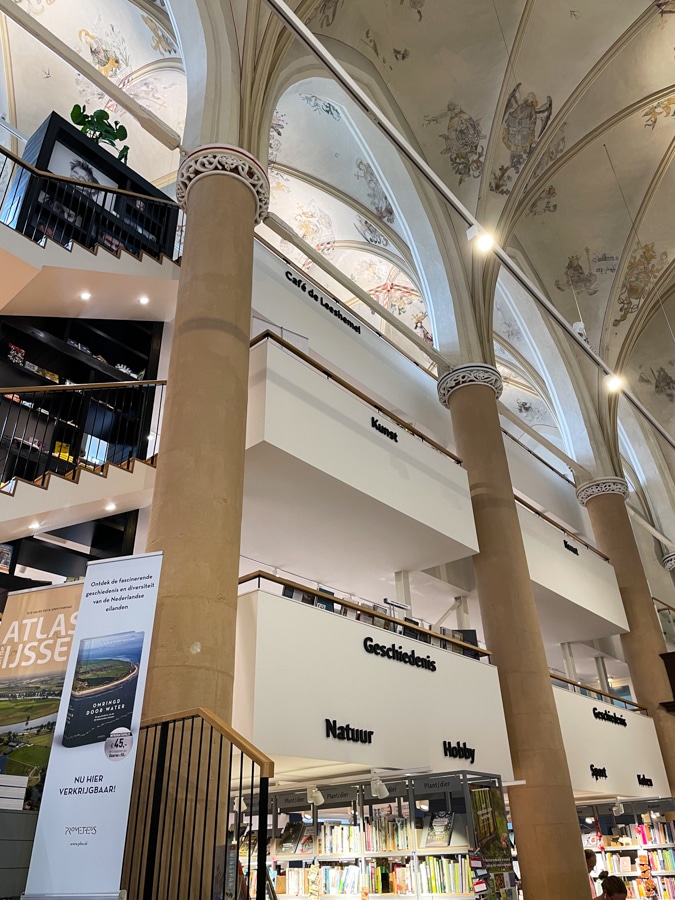 Book shop in a church in Zwolle