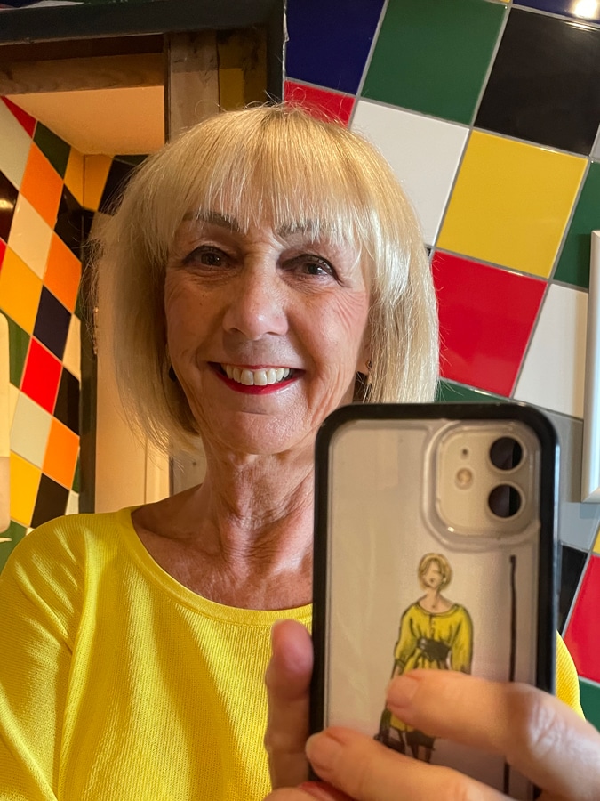 Beach hair after combing