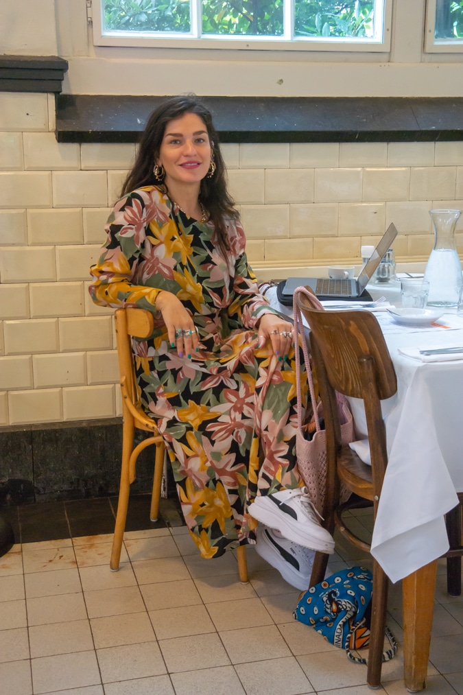 Beautiful lady in Amsterdam