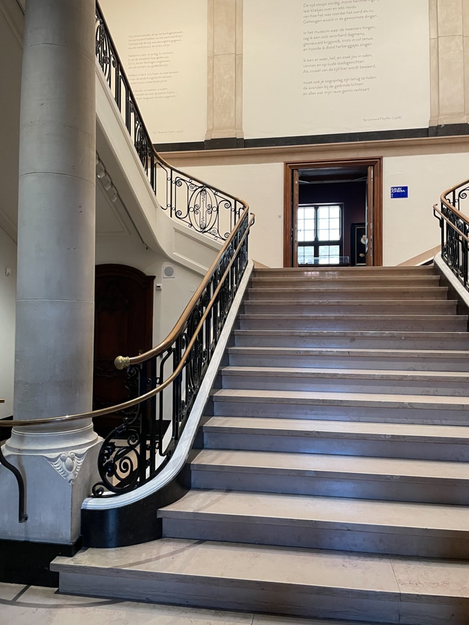Stairs in Museum De Lakenhal Leiden