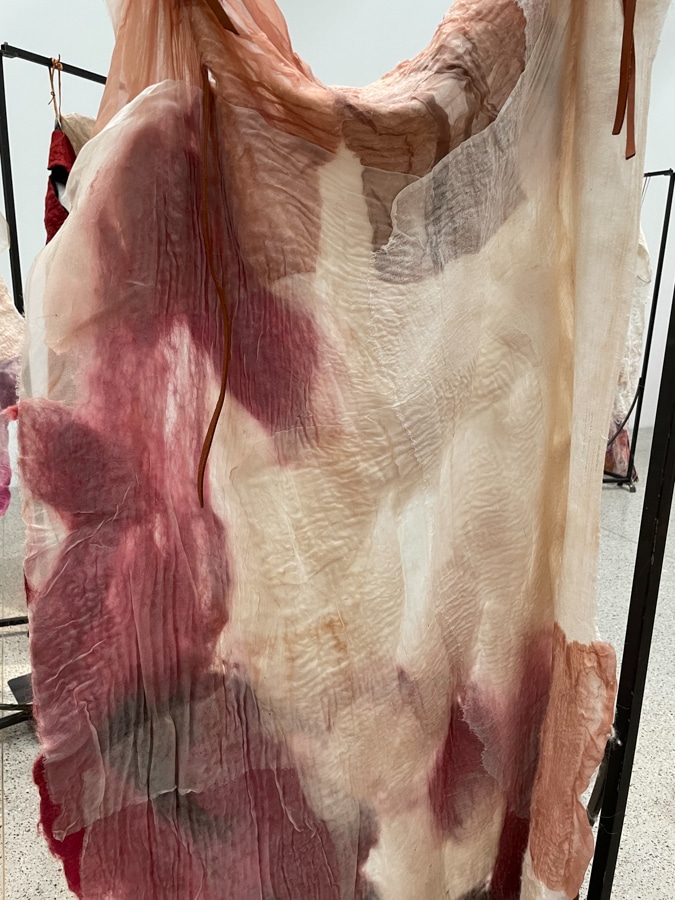 Hides of wool artwork Claudia Jongstra