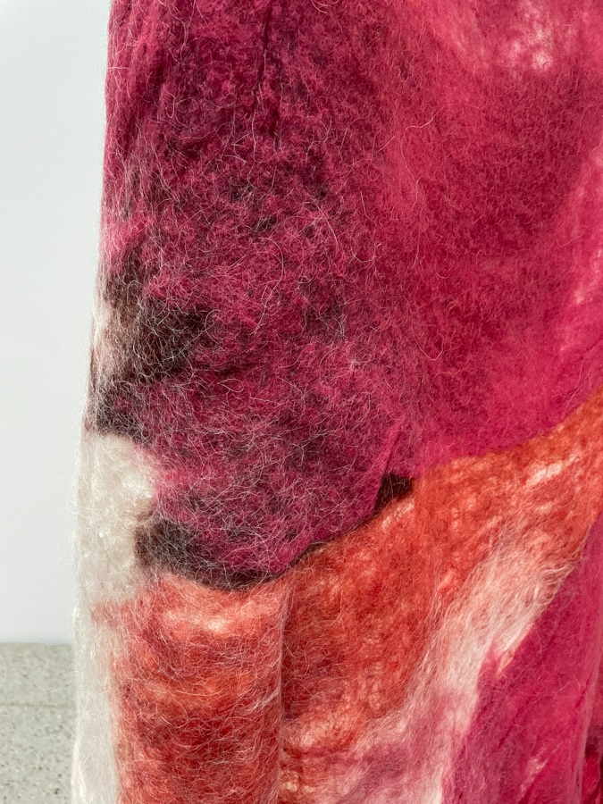 Hides of wool artwork Claudia Jongstra