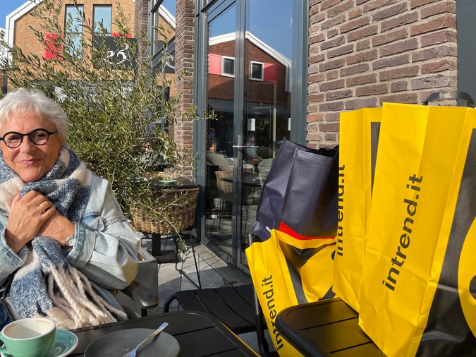 Marianne and our shopping