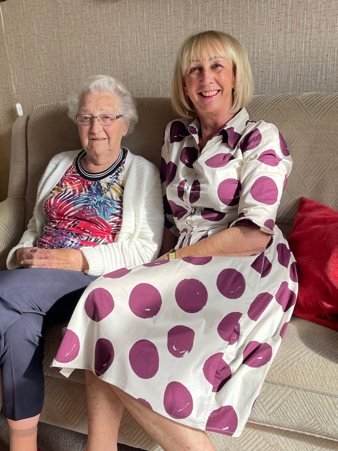 Mum and me and the farewell dress