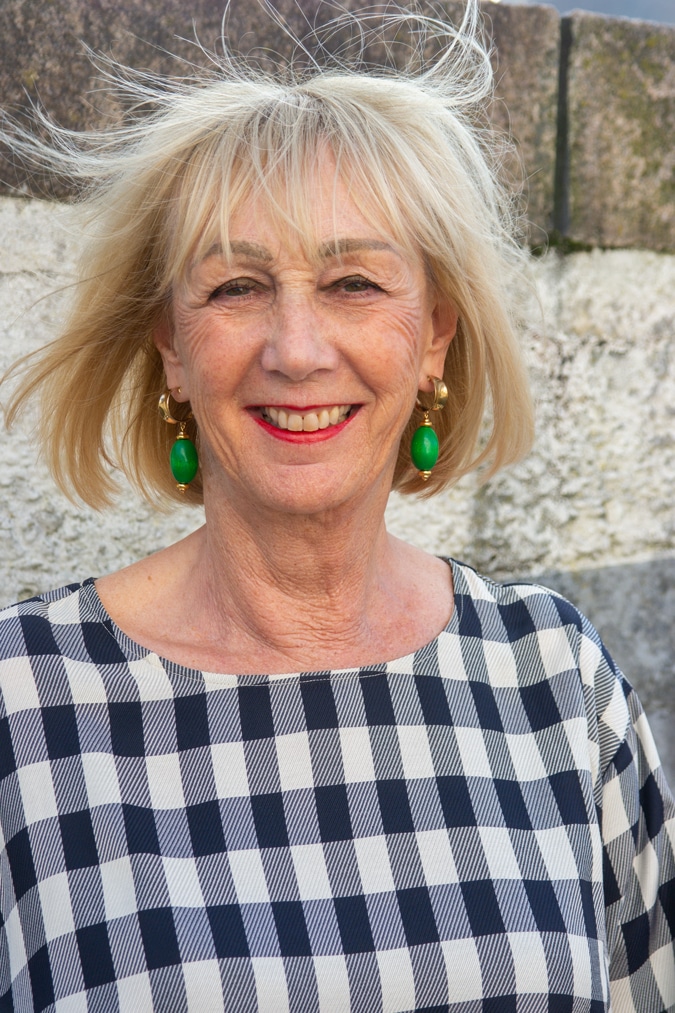 Green earrings by Lara Design