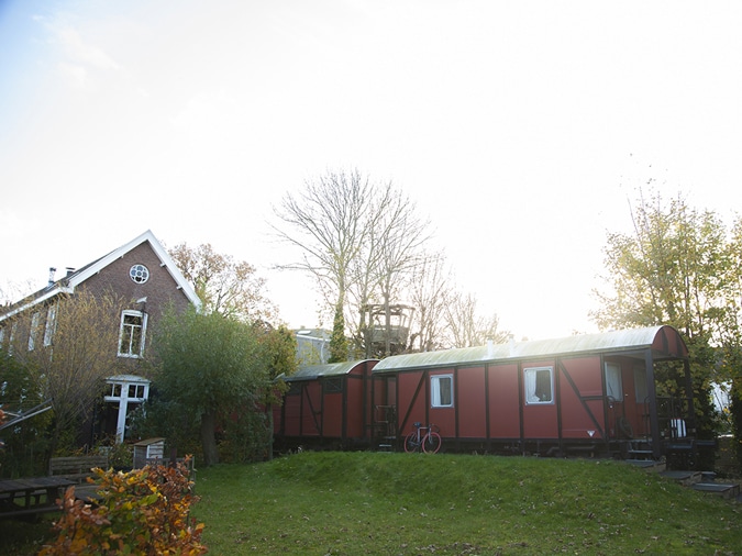 Old train in Haarlem