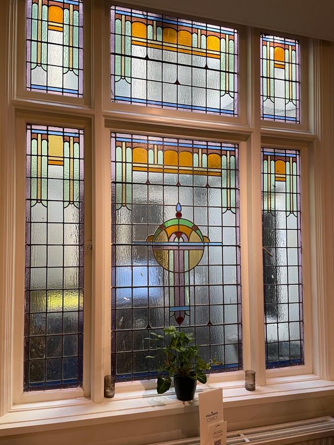 Stained glass window
