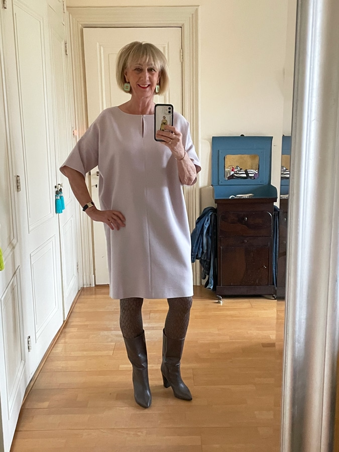 Lavender dress by Max Mara