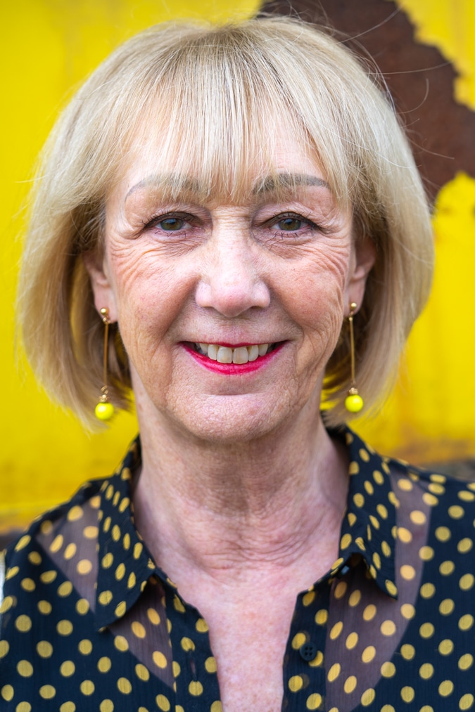 yellow earrings by Lara Design