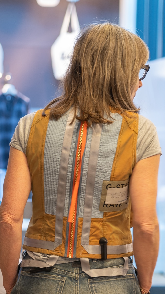 Back of the vest Katrien