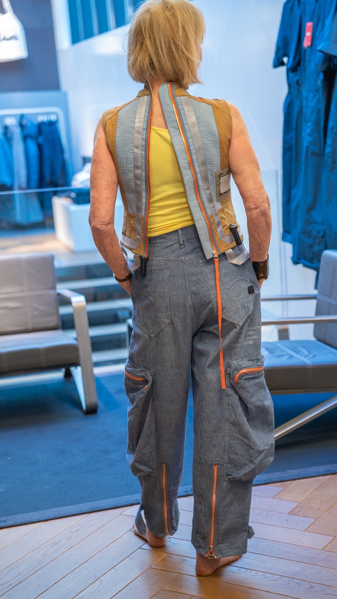 The back of a G-Star Raw outfit