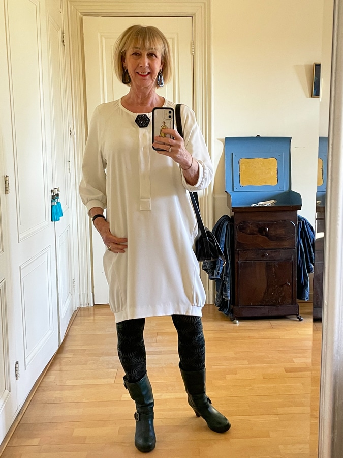 White tunic dress Max Mara