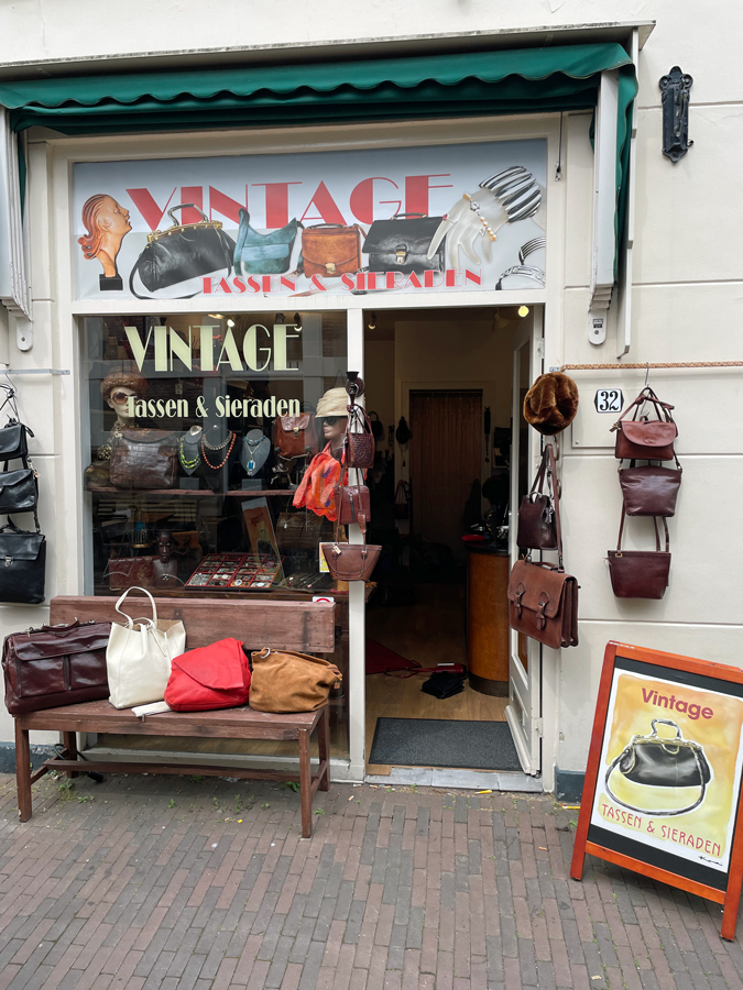 Vintage bags and vintage jewellery