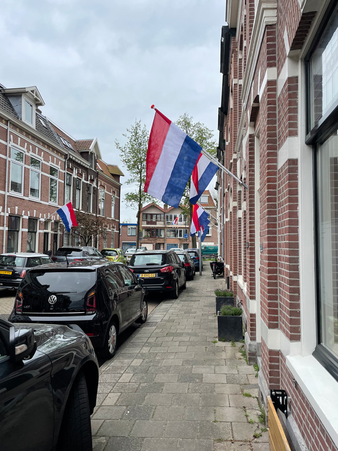 National Dutch flag on King's Day