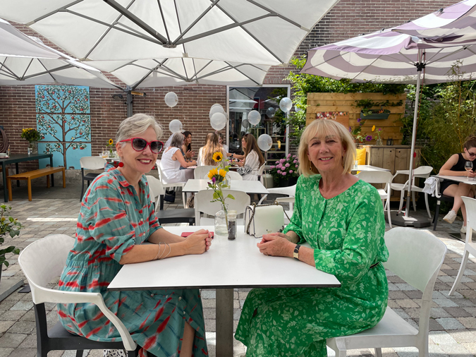 Sylvia of 40+Style and me