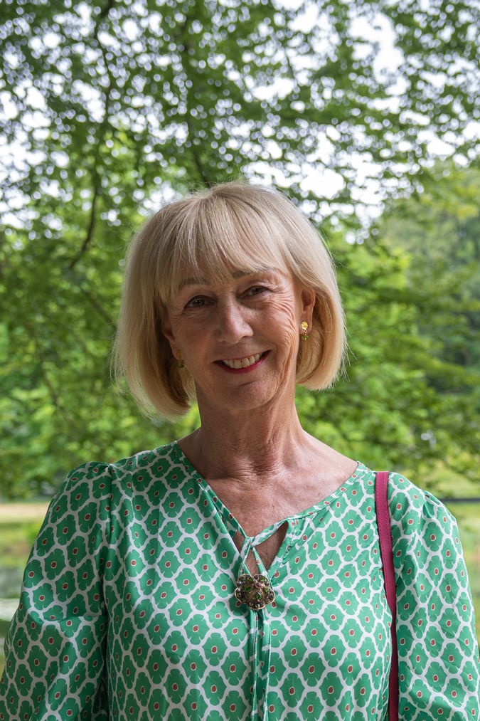 Green peridot earrings and vintage brooch