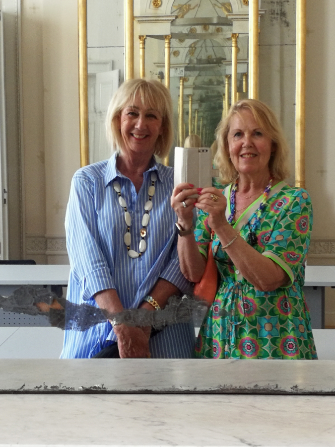 Marjolein and me in the palace