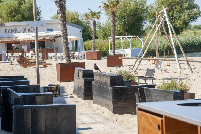 The beach at Villa Westend