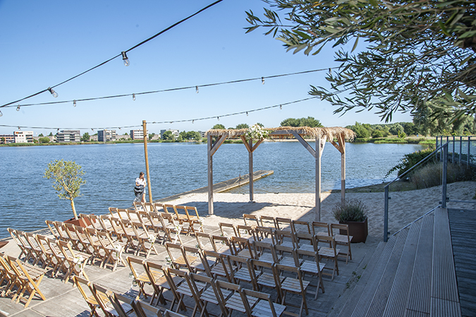 Wedding preparations at Villa Westend
