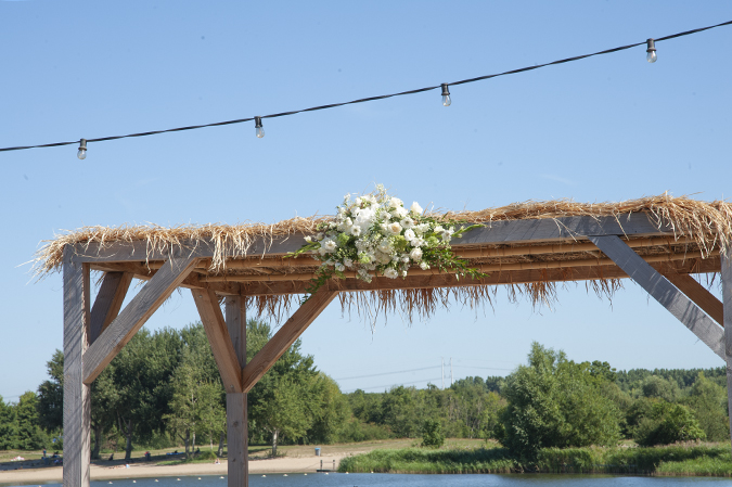 Wedding preparations at Villa Westend