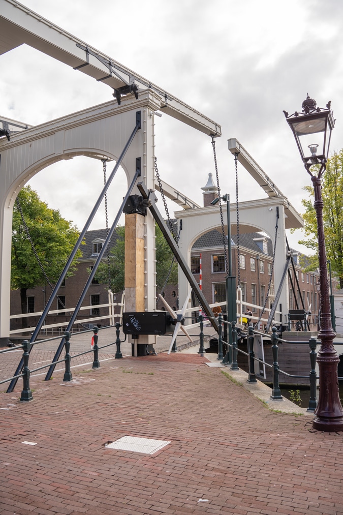 Amsterdam bridge over a canal
