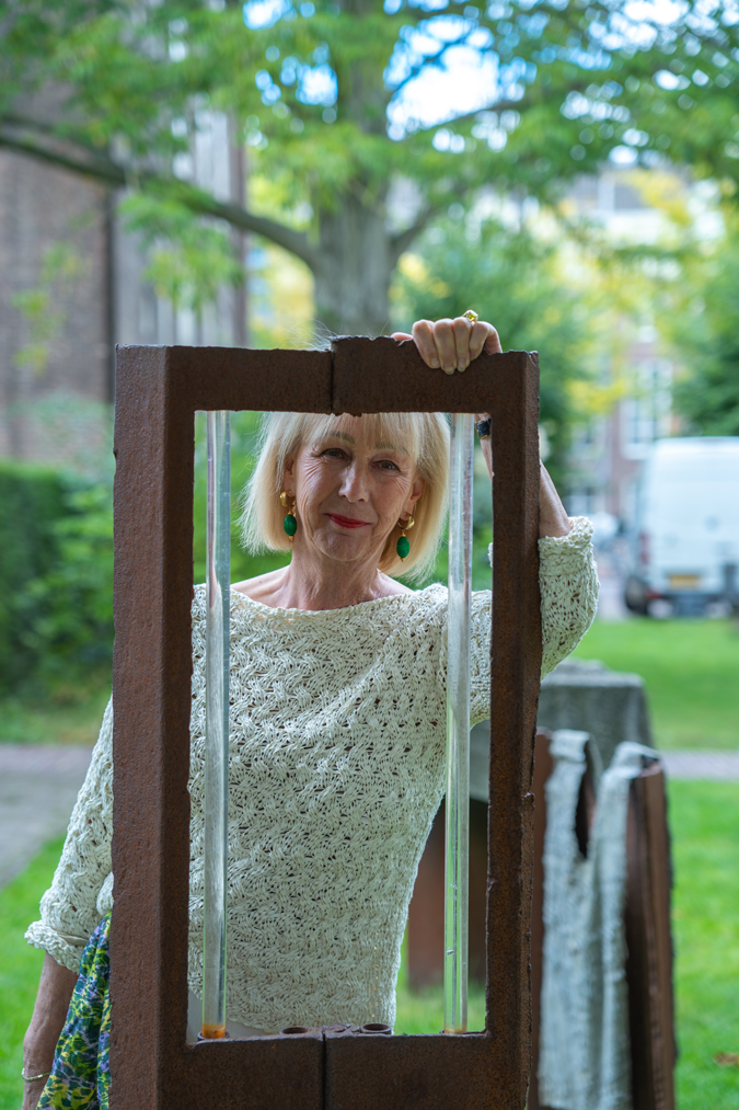 Monochrome cream outfit