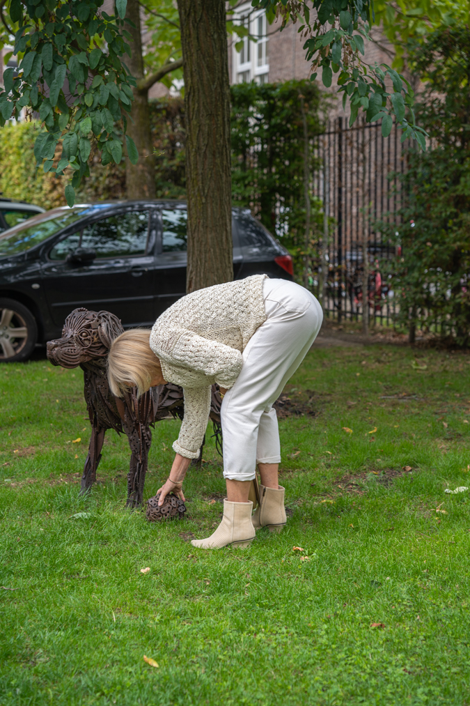 Monochrome cream outfit