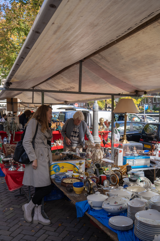 Anke at the Noordermarkt