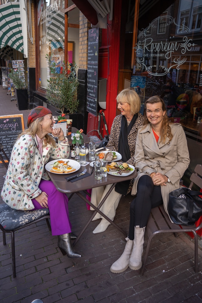 Wide cream trousers and Shopping Saturday