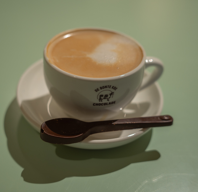 cappuccino with chocolate