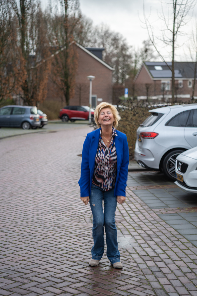 Marijke goofing around