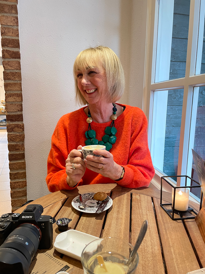 Green necklace Angela Caputi