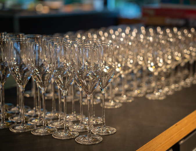 artistic photo of glasses