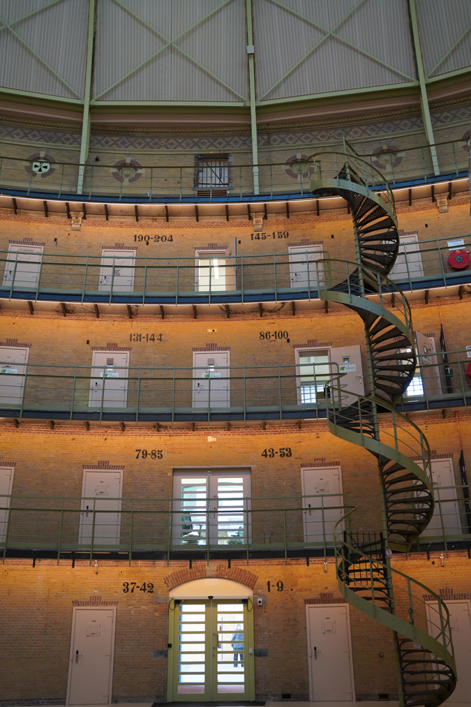 Prison cells in the dome