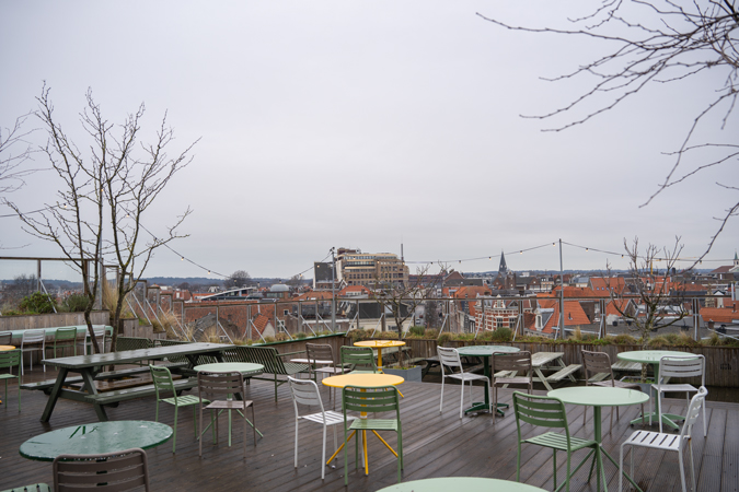 View from restaurant De Dakkas