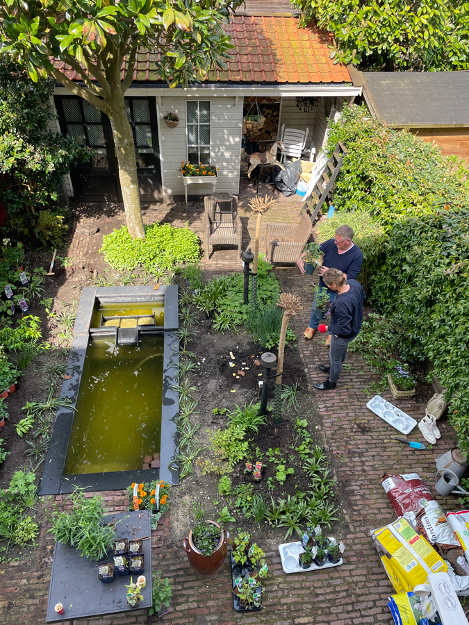 Garden to be filled with plants