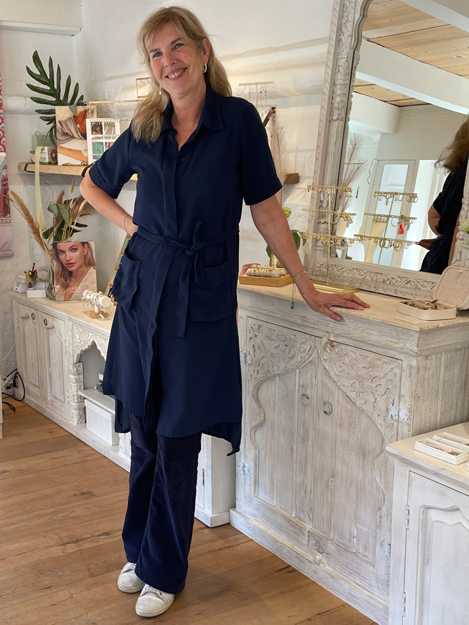 Marcella in the shop