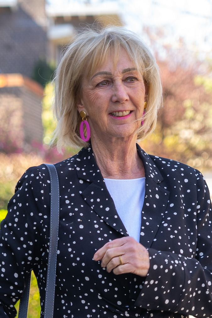 Pink earrings by Lara Design